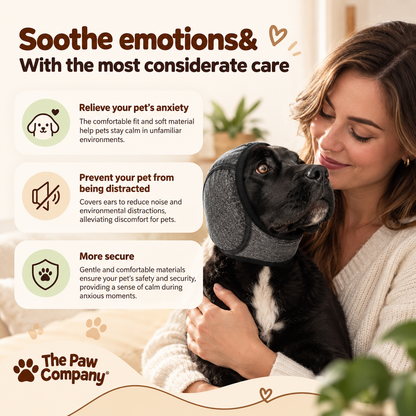 Quiet Paws™ Beruhigender Ohrenschutz für Hunde
