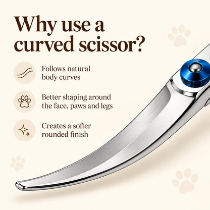 Home Grooming Scissors Kit + FREE Groomer's Handbook