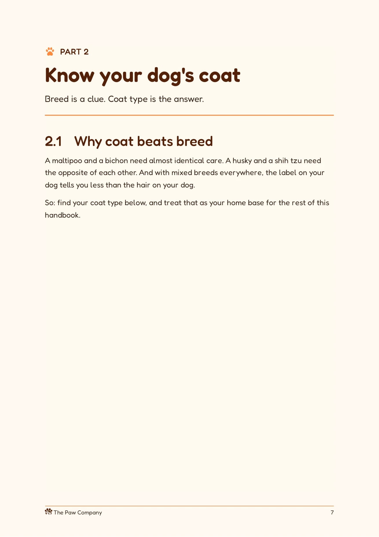 The Home Groomer's Handbook preview page 7